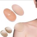 READY STOCK Reusable Self-Adhesive Shoulder Pads Invisible Sponge/Silicone Push-up Shoulder Enhancer Natural for Sloping /High & Low /Round Shoulders. 
