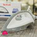 Tefal Classical Dry Iron, 1200 Watts, White, Precise Non-Stick & Scratch Resistant Aluminum Soleplate , Power indicator Lamp, Durable Light Weight Iron, Easy To Use, Removes Stubborn Creases Quickly Easily, 3 Pin Plug, |. 