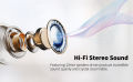 EZone Type C Handsfree Earphones with DAC Chip Compatible with iPhone 15 Samsung OnePlus Oppo Xiaomi. 