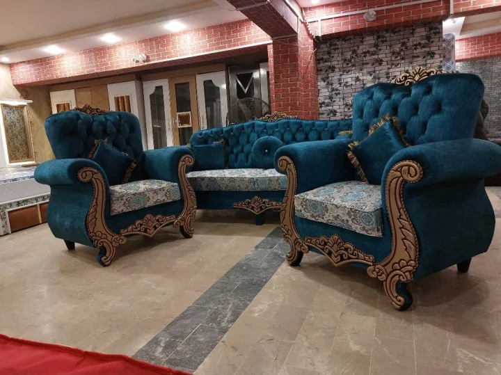 MF%20Furnishing%20&%20Co%20Tufted%20Royal%205%20Seated%20Sofa%20Set%203+1+1%20In%20Order%20Velvet%20Fabric%20+%20Printed%20Seats%20Tufted%20Back%20-%20Image%205