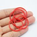 400GRAM Red Rubber Bands, by Better Office Products, Size 33,Non-Latex Heavy Duty Bands (5" x 1/8", Red), Bright Red Rubber Bands. 