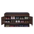 PAKWOOD 2 Door Horizontal Shoe Rack with Cushion Seat by eFurniturePk. 