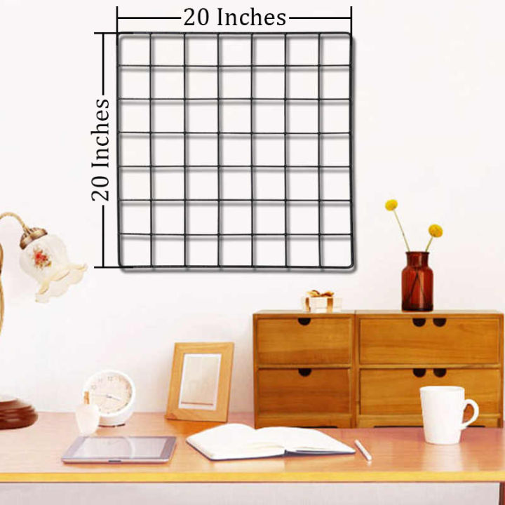 20 x 20 INCHES MULTIFUNCTION WALL ART SQUARE PHOTO GRID FOR PICTURE HANGING & DIY ART DISPLAY (20 X 20 INCH)