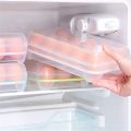 Egg Cartons, PP Egg Holder With Buckle Colorful Tray Store 15 Eggs Egg Container For Refrigerator. 