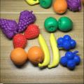 Artificial Fruits toy Basket Pretend Play for Kids fruit basket kitchen toy Plastic Fruits. 