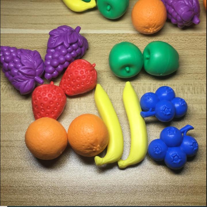 Artificial Fruits toy Basket Pretend Play for Kids fruit basket kitchen toy Plastic Fruits