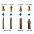 Inflator Pump Nozzle Kit Presta Schrader Valve Tube Bicycle Valve Adaptors for Road & MTB & Fixie Bike Tire Pump. 
