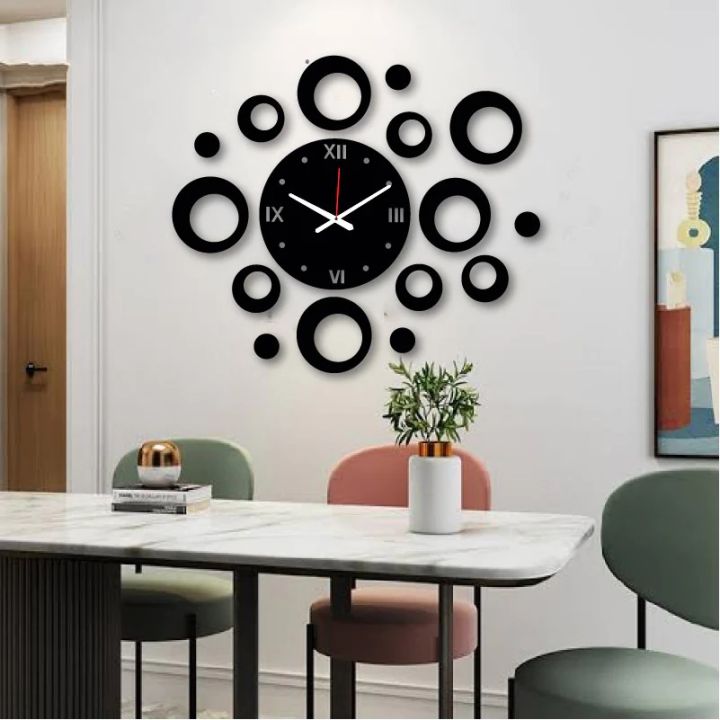 Wall Clock ‘Ring  clock’ Perfect & Stylish Ring Wall Clock ‘Ring  clock’ for Every Room: Digital, Wooden, 3D, and Fancy Designs for Kitchen, Bedroom, and Drawing Room