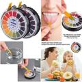 Universal PH Test Strips Roll Full Range 1-14 Indicator Paper Tester Dispenser Color Chart 5m/16.4 ft. 