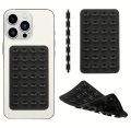 Phone Silicone Suction Cup Holder Multifunctional Suction Cup Wall Stand Square Anti-Slip Single-Sided Case Mount Back Sticker. 