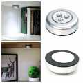 Push On Off Light Self Stick On Click Battery New Cabinet Light. 