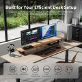 TESmart HDMI KVM Switch 2 Port Dual Monitor Extended Display, UHD 4K @ 60Hz RGB 4:4:4, USB Hub, Audio, Hotkey, Button Switch, PC Monitor Keyboard Mouse Switch for 2 Computers 2 Monitors with Cables. 