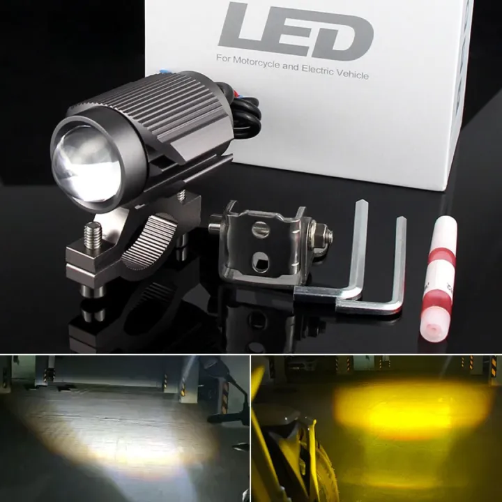 Shilan%20L-29%20LED%20Car%20&%20Motorcycle%20Fog%20Driving%20Light(1pcs):%2015W,%201500%20Lumens,3%20Modes,%20Dual%20High-Low%20Beam,%20White%20&%20Yellow%20Lighting,%20Precision%20Projector%20Lens%20-%20Image%204