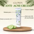 Glowin Anti Acne Cream For Spots, Blackheads, and pimples. 