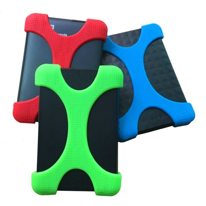 2.5 Inch Portable External Hard Drive Bag Silicone Rubber Enclosure for WD 2.5 Inch Portable Hard Drive