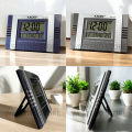 KADIO 5850 DIGITAL WALL AND TABLE CLOCK WITH DAY DATE TEMPERATURE IMPORTED HIGH QUALITY FOR HOME AND OFFICE SIZE 29 x 19 x 3 CM. 