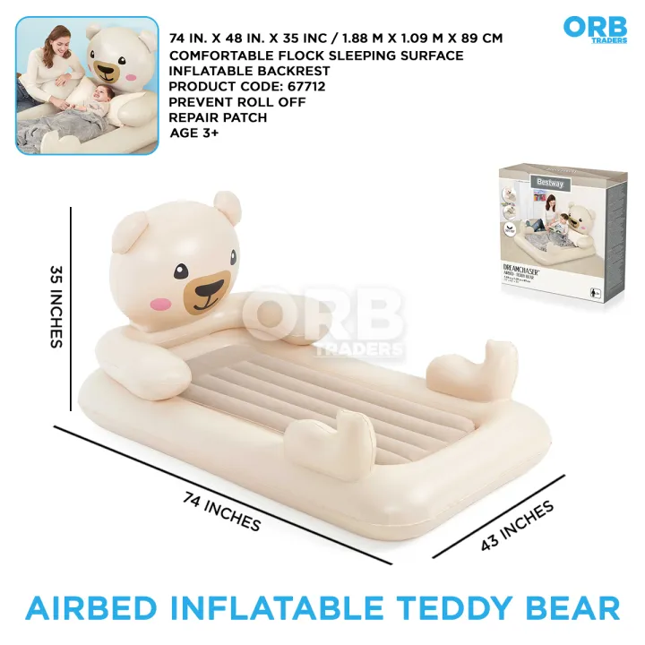 Bestway%20Air%20Single%20Mattress%20Beige%20Unisex%20Dreamchaser%20Teddy%20Bear%20Kids%20Airbed%20With%20Backrest%20Toddlers%20Comfy%20Portable%20Bed%20For%20Toddlers%20-%2067712%20-%20Image%203