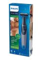 Philips BG1025/15 Trimmer 2 length setting Black and Grey Waterproof With AA Battery Power. 