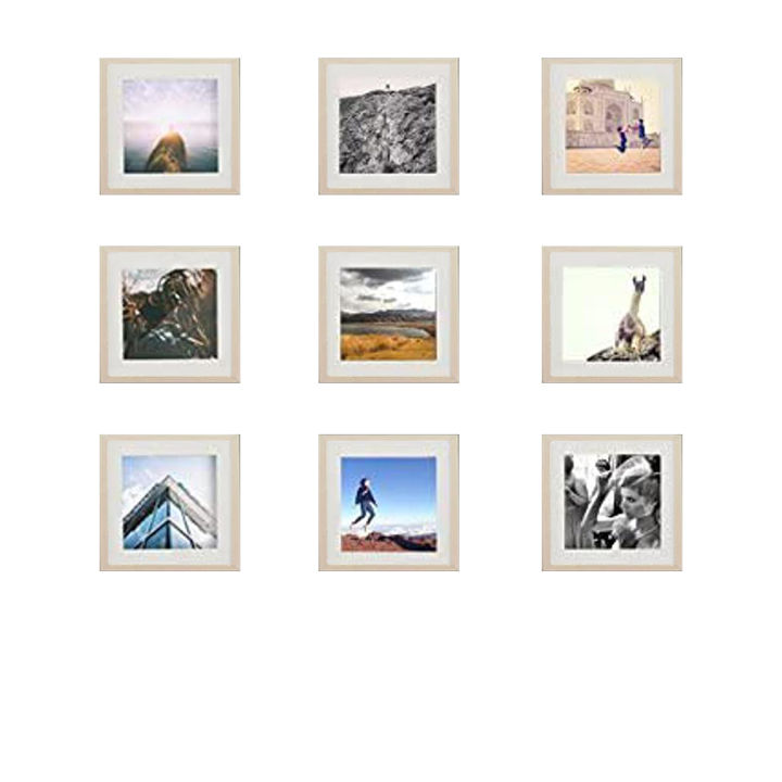 9%20Pcs%20Square%20Picture%20frame%206x6%20inch%20Photo%20frame,%20Customized/%20Personalized%20Wall%20hanging%20Photo%20Frame%20-%20Image%204