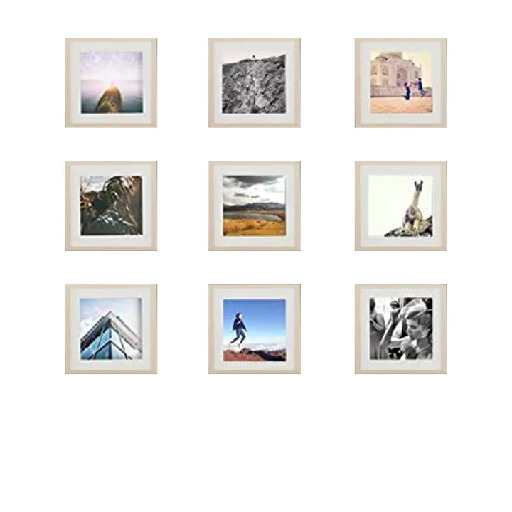 9%20Pcs%20Square%20Picture%20frame%206x6%20inch%20Photo%20frame,%20Customized/%20Personalized%20Wall%20hanging%20Photo%20Frame%20-%20Image%204