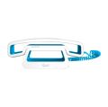 Ch01 - Corded Headset - Blue. 