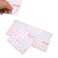 Keyboard Stickers Universal Desktop Computer Mechanical Keyboard Clear Beautiful English Keycap Button Stickers  Key Words. 