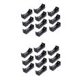 Plastic Single 26650 Battery Holder Case Storage BoX 20Pcs Black. 