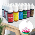 12/24Pcs 10ml Food Coloring Set Tasteless Highly Concentrated Multipurpose Vibrant Rainbow Color Liquid Food Dye for Baking Cooking Decorating. 