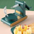 Fruit Peeler Small Washable Home Use Automatic Hand Crank Fruit Peeler Fruit Peeler Cutter Multifunctional Apple Peeler  Potato Peeler Cutter Pear Vegetable Peeler  Simple Operation Safer Manual  Note random color will be deliver. 