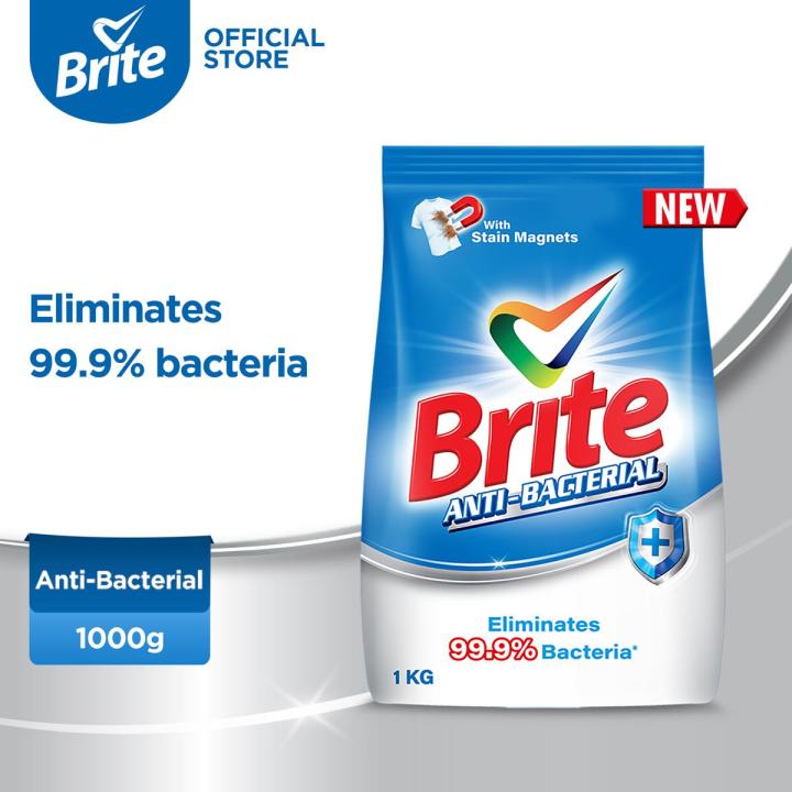 Brite Anti-Bacterial 1kg - Detergent Washing Powder