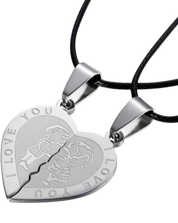 Silver%20Stainless%20Steel%20I%20Love%20You%20Broken%20Heart%20Necklace%20-%20Image%204