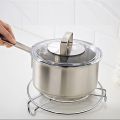 Stainless Steel Hot Pot Donga Stand, Cooker Stand, Tava Stand, Hot Pan Stand for Modern Kitchen. 