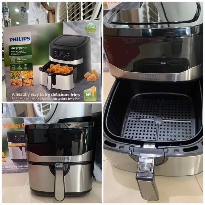 Philips%2010%E2%80%AFL%20Air%20Fryer%20(AZ%E2%80%9125)%20%E2%80%93%20RapidAir,%20Touch%20Controls%20&%20Jumbo%20Family%20Capacity%20-%20Image%202