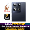 Infinix Note 30 Pro Back Rear Camera Protector 9H Gorilla Flexible Protection For Note 30 Pro - 2Pcs. 