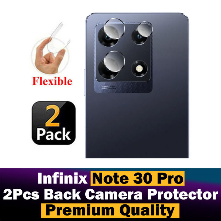 Infinix Note 30 Pro Back Rear Camera Protector 9H Gorilla Flexible Protection For Note 30 Pro - 2Pcs