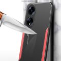 Phone case For OPPO A78 Back cover Heat Dissipation and Anti Drop Aluminum Alloy Back Panel Decorative Strip For OPPO A78 4G Cover cases. 