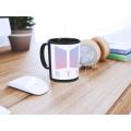 BTS logo Coloured Patch Mug 330Ml. 