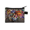 New Oxford Cloth Roblox Coin Purse Portable High Capacity Cartoon Small Wallet Polyester Storage Bag. 