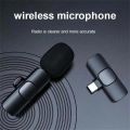 K8 Wireless Microphone, Digital Mini Portable Recording Clip Mic All Type-C Wireless Microphone / K8 New Wireless Lavalier Microphone TYPE-C. 