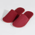 Unisex Disposable Solid Color Non-Slip Closed Toe Flat Shoes Hotel Slippers. 