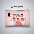 Traverse  BTS Backpack / School Bags For Girls (Secondary Classes) with Free KPOP pencil pouch Bags hand bag for girls bags for girls. 