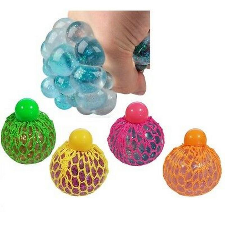 Pack%20of%202%20:%20Magic%20Color%20Changeable%20Grape%20Glitter%20Mesh%20Mash%20Squish%20Ball%20Stress%20Release%20Playing%20Toy%20-%20Image%203