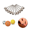Sports Inflating Needle Pin Nozzle Football Basketball Ball Air Pump Pin Ball Pump Inflation Needle For Football Air Pin Basketball Air Pin Volleyball Air Pin Stainless Steel Air Pin. 