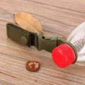 Water Bottle Holder Outdoor Carabiner Nylon Key Hook Molle Webbing Strap Hanging System Belt Buckle Durable Portable Hook Travel Tool Clip. 