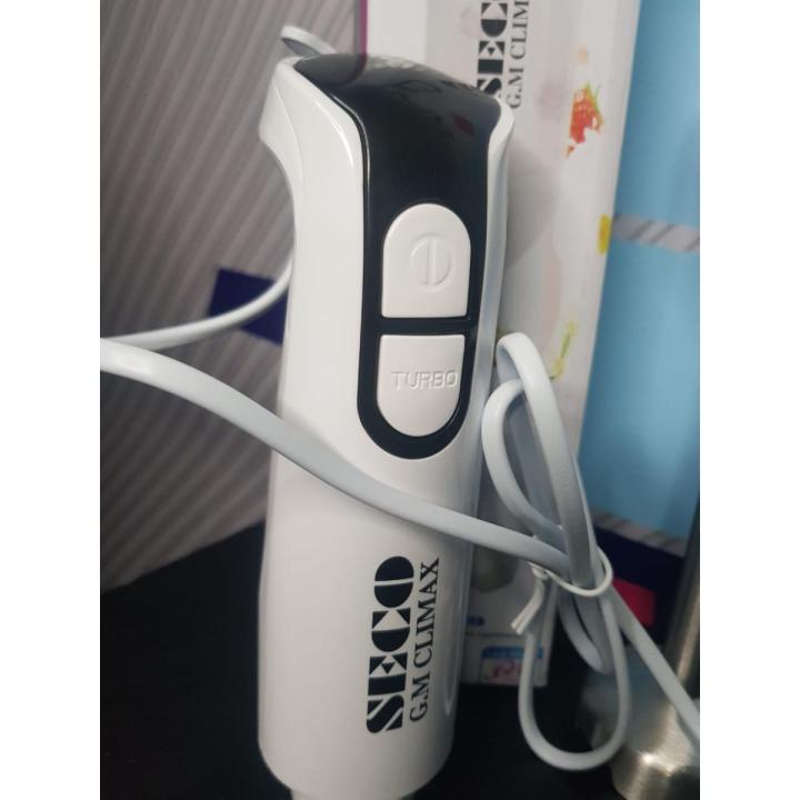 SECO SG-202 Single Hand Blender - Stick Mixer White