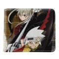 Anime Soul Eater Mens Short Wallet Coin Purse PU Cartoon Unisex Wallets ID/Credit Card Holder. 