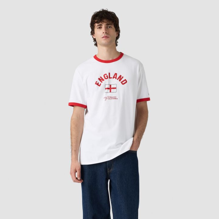 X WC RINGER TEE X ENGLAND RETRO RINGER T