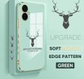Tecno Camon 19 Neo Fashion Plating Soft Case Maple Leaf Pattern Square Frame Shockproof Phone Back Cover. 