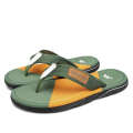 Kuluzhi 2023 New Men's Anti slip Breathable Trendy and Fashionable Herringbone Slippers. 