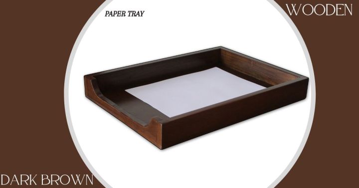 office wooden paper tray , table organiser ,room organiser